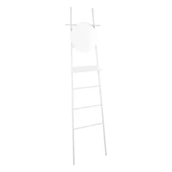 Scara decorativa cu oglinda Leitmotiv Glint, alb imagine