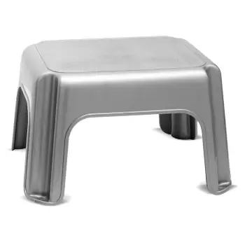 Scaun Addis Step Stool Metallic, gri imagine