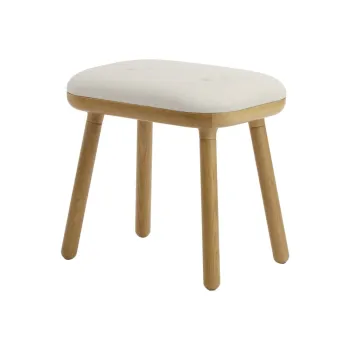 Scaun alb-in culoare naturala Paff Tall - UMAGE imagine