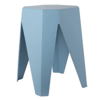 Scaun albastru din plastic Cherish - Leitmotiv imagine