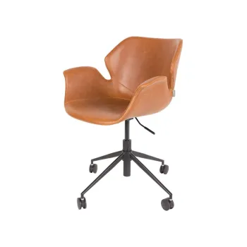 Scaun birou Zuiver Office Chair Nikki, maro imagine