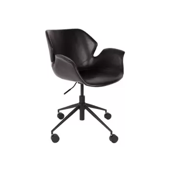 Scaun birou Zuiver Office Chair Nikki, negru imagine