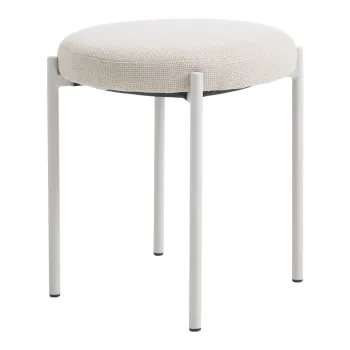 Scaun crem din metal Pelican - Unique Furniture imagine