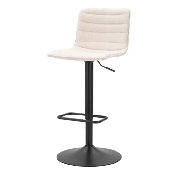 Scaun de bar alb/negru cu inaltime ajustabila (inaltime sezut 61 cm) Malia - Mauro Ferretti imagine