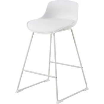 Scaun de bar alb Tina - Actona imagine