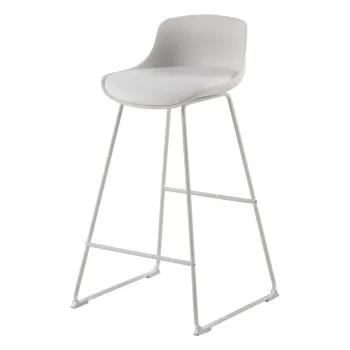 Scaun de bar alb Tina - Actona imagine