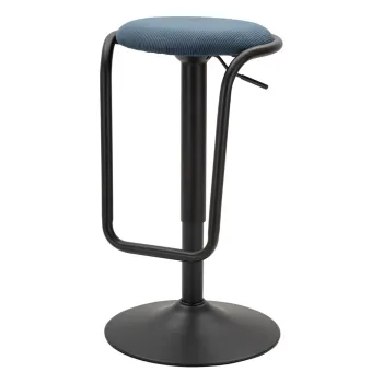 Scaun de bar albastru petrol/negru cu inaltime ajustabila Destiny - Mauro Ferretti imagine