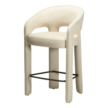 Scaun de bar bej (inaltime sezut 67 cm) Splendor - DAN-FORM Denmark imagine