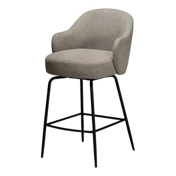 Scaun de bar bej rotativ (inaltime sezut 70 cm) Bae - DAN-FORM Denmark imagine