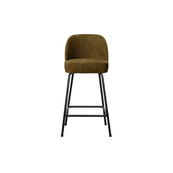 Scaun de bar bronz din catifea (inaltime sezut 64 cm) Vogue - WOOOD imagine
