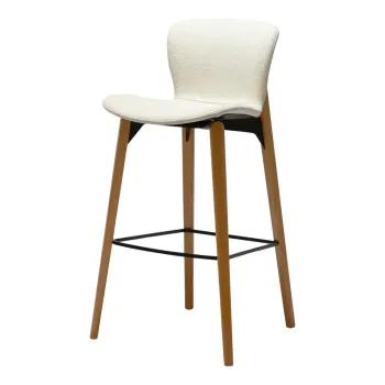Scaun de bar crem (inaltime sezut 77,5 cm) Paragon - DAN-FORM Denmark imagine