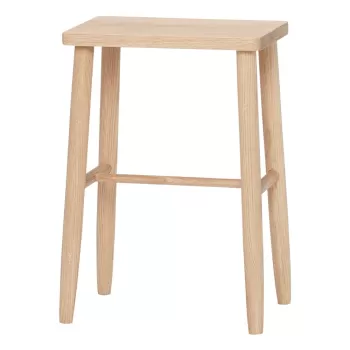 Scaun de bar din lemn de stejar H?bsch Folk, inaltime 52 cm imagine