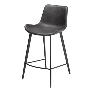 Scaun de bar gri (inaltime sezut 65 cm) Hype - DAN-FORM Denmark imagine