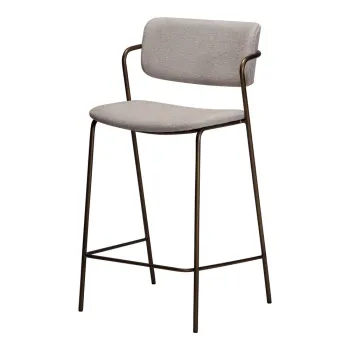 Scaun de bar gri (inaltime sezut 67,5 cm) Zed - DAN-FORM Denmark imagine