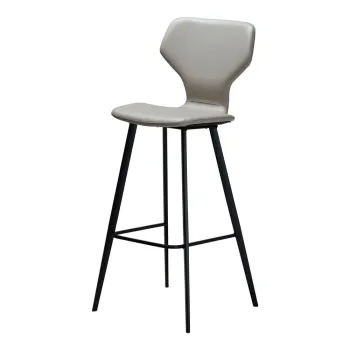 Scaun de bar gri (inaltime sezut 79,5 cm) S.I.T - DAN-FORM Denmark imagine