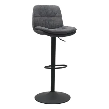 Scaun de bar gri inchis cu inaltime ajustabila Colville - Unique Furniture imagine