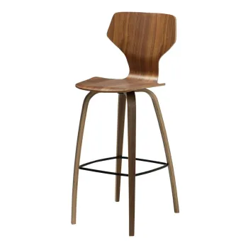 Scaun de bar in culoare naturala inchisa (inaltime sezut 75 cm) S.I.T - DAN-FORM Denmark imagine