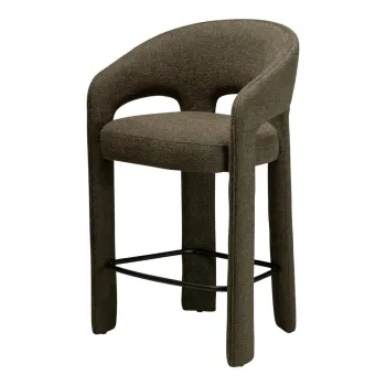 Scaun de bar kaki (inaltime sezut 67 cm) Splendor - DAN-FORM Denmark imagine