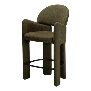Scaun de bar kaki (inaltime sezut 68,5 cm) Aole - DAN-FORM Denmark imagine