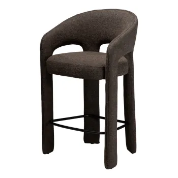 Scaun de bar maro (inaltime sezut 67 cm) Splendor - DAN-FORM Denmark imagine