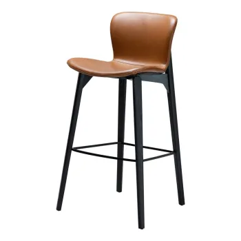 Scaun de bar maro (inaltime sezut 78 cm) Paragon - DAN-FORM Denmark imagine