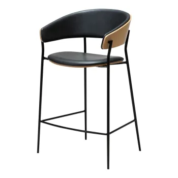 Scaun de bar negru (inaltime sezut 63,5 cm) Crib - DAN-FORM Denmark imagine