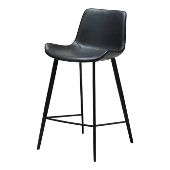 Scaun de bar negru (inaltime sezut 65 cm) Hype - DAN-FORM Denmark imagine