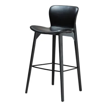 Scaun de bar negru (inaltime sezut 68 cm) Paragon - DAN-FORM Denmark imagine