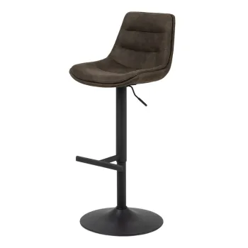 Scaun de bar verde inchis cu inaltime ajustabila (inaltime sezut 86 cm) Adisa - Actona imagine