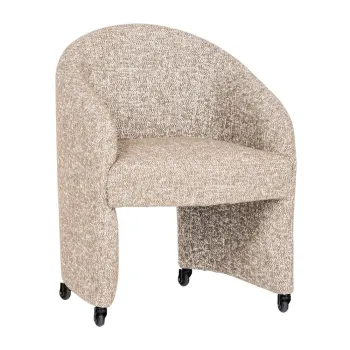 Scaun de birou bej tapiE>at Cordo aEURWOOOD imagine