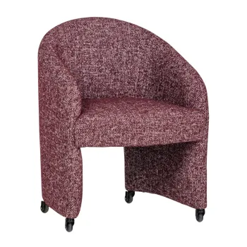 Scaun de birou burgundy tapiE>at Cordo aEURWOOOD imagine