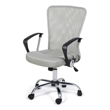 Scaun de birou gri deschis tapitat Brisbane - Yes Everyday imagine