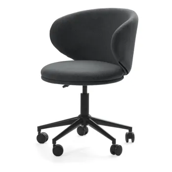 Scaun de birou gri inchis Rush - Marckeric imagine