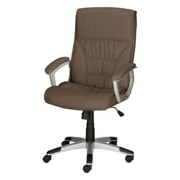 Scaun de birou maro din imitatie de piele Flori - Storaa imagine