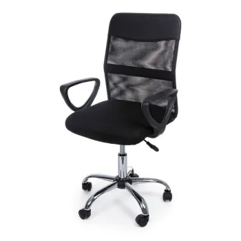 Scaun de birou negru tapitat Nairobi - Bizzotto imagine