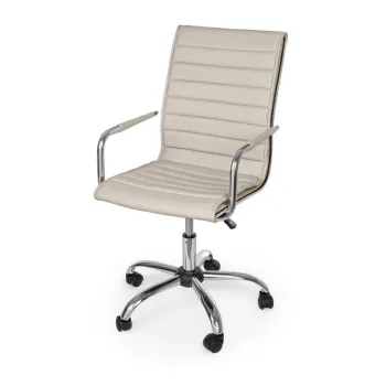 Scaun de birou taupe din imitatie de piele Perth - Yes Everyday imagine