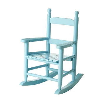 Scaun de copii albastru din lemn de plop - Premier Housewares imagine