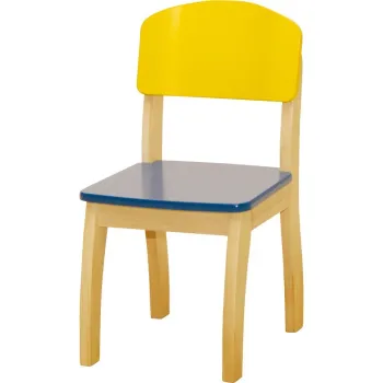 Scaun de copii galben - Roba imagine