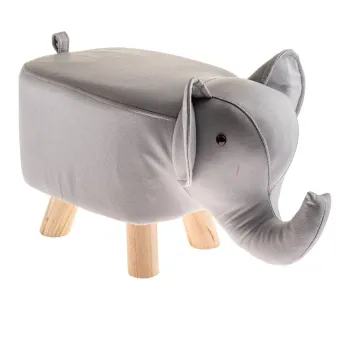 Scaun de copii gri deschis Elephant - Dakls imagine
