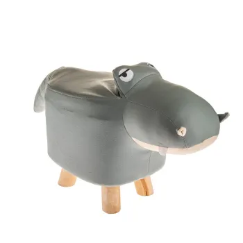 Scaun de copii gri Hippo - Dakls imagine