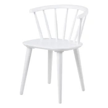 Scaun de dining alb Ida - Actona imagine