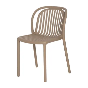 Scaun de dining bej din plastic Alia - Ixia imagine