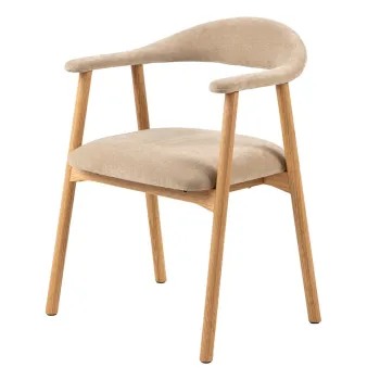 Scaun de dining bej/in culoare naturala Addi - Actona imagine