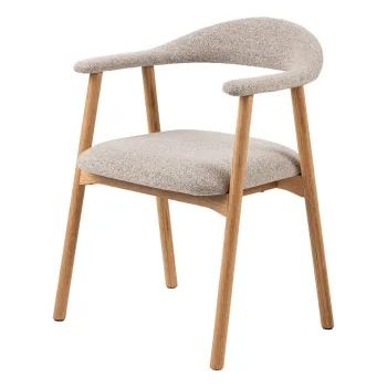 Scaun de dining bej/in culoare naturala Addi - Actona imagine