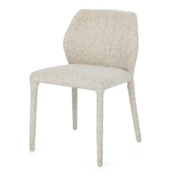Scaun de dining bej tapitat Libby - Bizzotto imagine