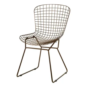 Scaun de dining bronz din metal District - Premier Housewares imagine