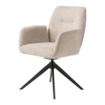 Scaun de dining crem Roxana - Unique Furniture imagine