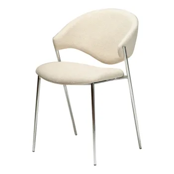 Scaun de dining crem tapitat Zone - DAN-FORM Denmark imagine