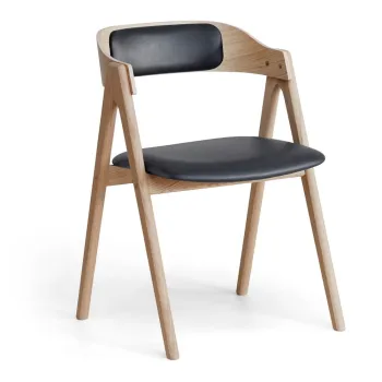 Scaun de dining din piele Mette - Hammel Furniture imagine