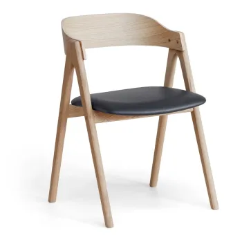 Scaun de dining din piele Mette - Hammel Furniture imagine